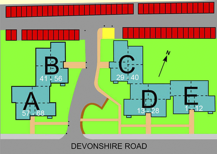 Plan of Laurel Manor